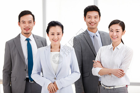窗户视角亚洲人衬衫领带满意东方商务团队背景