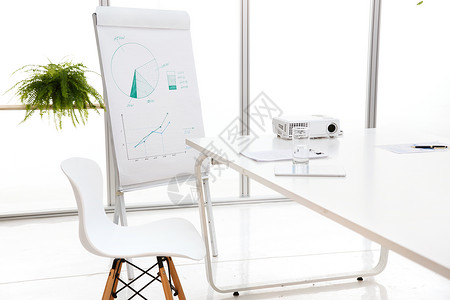 植物投影公司企业文化简洁办公室背景