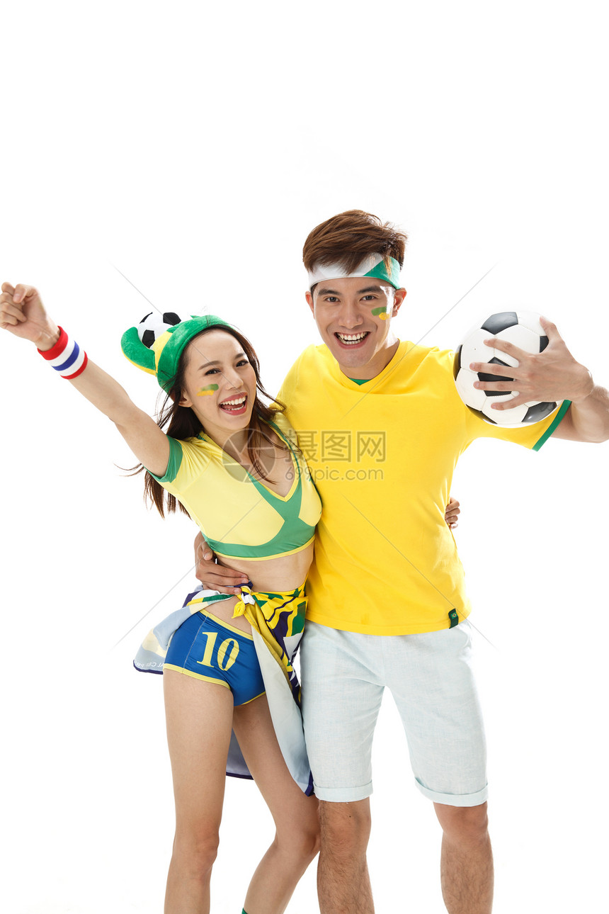 足球运动东亚享乐青年球迷拉拉队图片