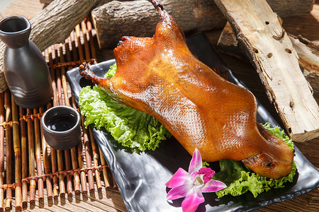 传统文化丰富菜北京烤鸭图片