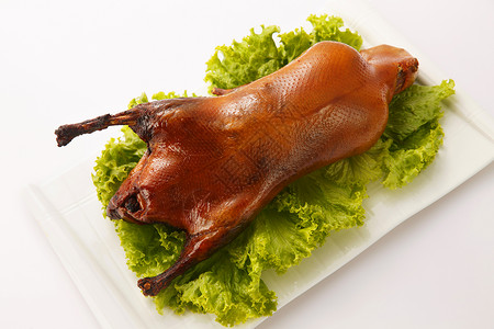 健康食物影棚拍摄熟食北京烤鸭图片