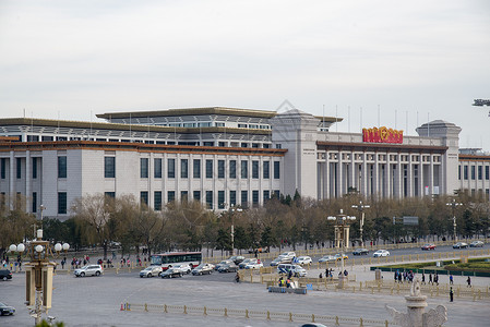 北京广场历史博物馆背景图片