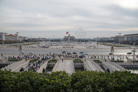 英雄广场国际著名景点旅行汽车北京广场背景