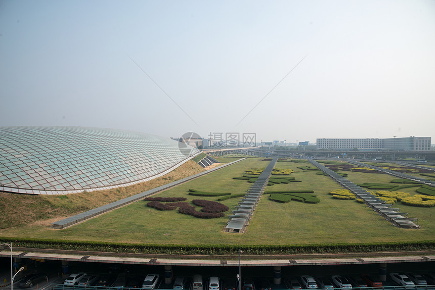 旅游胜地首都建筑北京机场T3航站楼图片
