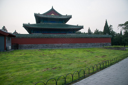 古典式传统文化北京天坛草地高清图片素材