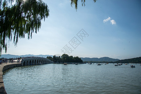 地标建筑自然传统文化北京颐和园昆明湖图片