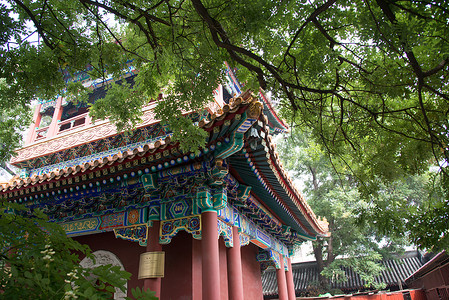旅游都市风景北京雍和宫宗教高清图片素材