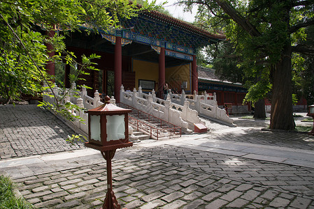 旅游胜地都市风光北京雍和宫砖地高清图片素材