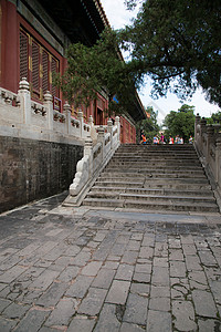 地标建筑佛教北京雍和宫人高清图片素材
