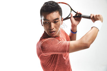 肱二头肌网球运动员打网球图片