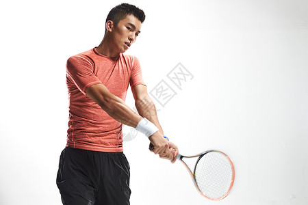 体育活动运动员打网球高清图片