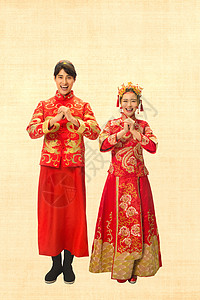 20到24岁红色婚礼角色中式古典婚礼图片