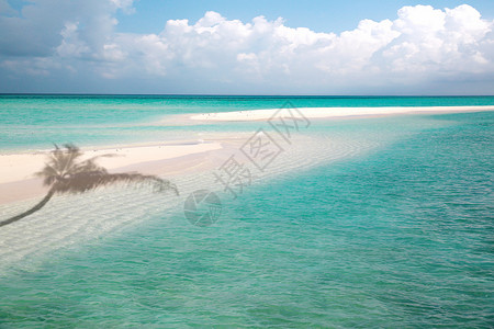 摄影岛沙子马尔代夫海景高清图片