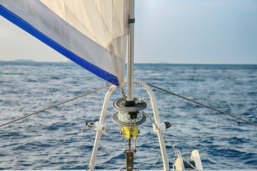 水平线交通工具环境航海帆船图片