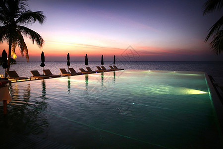国际旅游岛国际著名景点马尔代夫海景风光背景