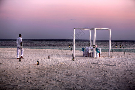 自然景观非都市风光西方人马尔代夫海景图片