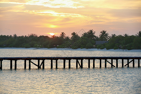 水旅游胜地彩色图片马尔代夫海景风光图片