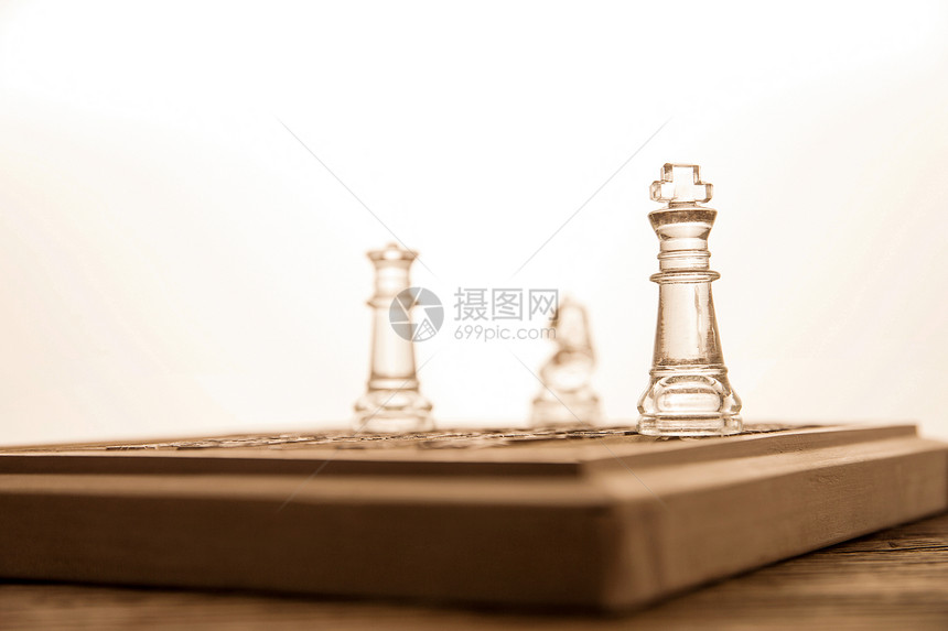 挑战高雅式样活字印刷和国际象棋图片