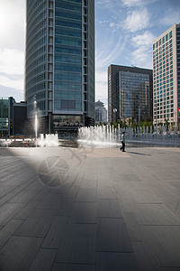 商务区新的东方北京金融街背景图片