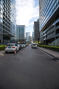 现代都市风光建筑北京金融街背景图片