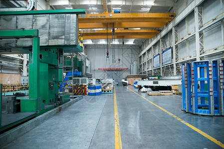 动力设备机器工厂车间背景图片