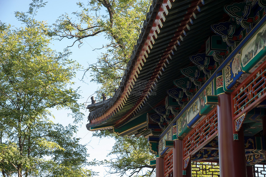 传统文化古典北京圆明园公园图片