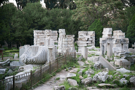 北京记忆传统文化名胜古迹北京圆明园背景