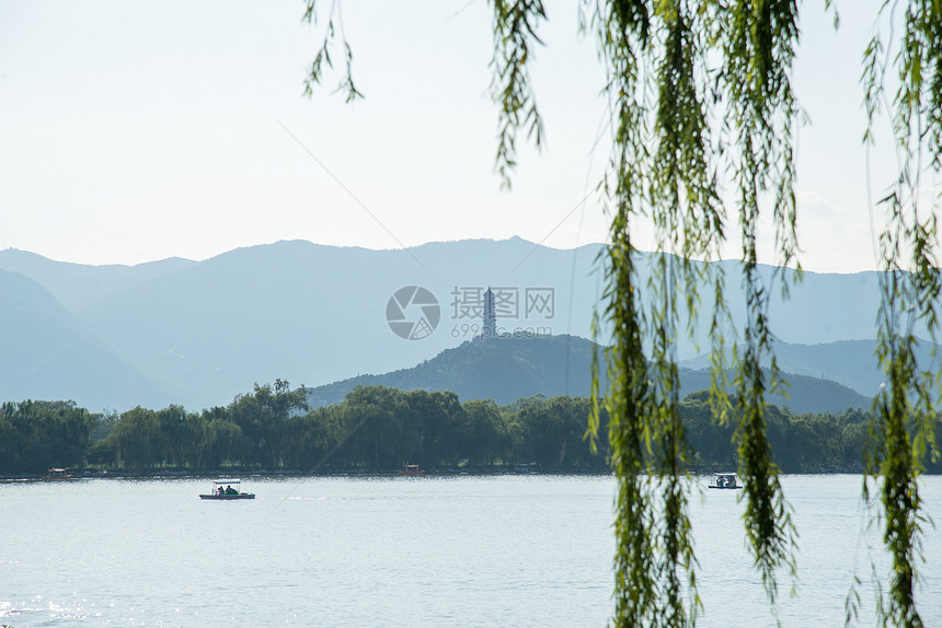 国内著名景点彩色图片北京颐和园图片