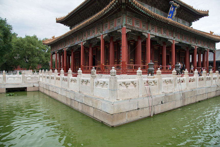 水平构图神圣北京雍和宫图片