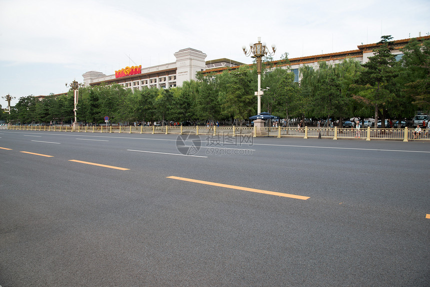 旅游胜地水平构图户外北京广场图片