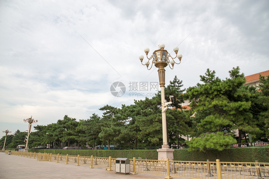 无人旅游胜地国内著名景点北京广场图片