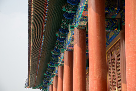 文明古迹户外台阶古典风格北京天坛背景