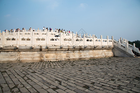 护栏历史建筑北京天坛高清图片