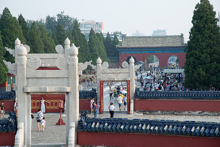 做文明人无法辨认的人旅游目的地国际著名景点北京天坛背景