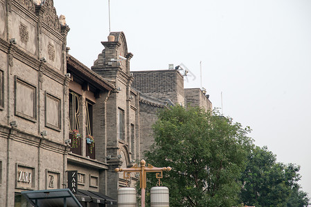 亚洲建筑远古的北京前门大街传统文化高清图片素材