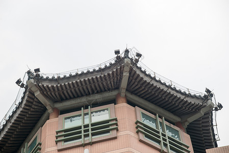 步行街白昼办公大楼北京王府井高清图片
