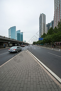 垂直构图城市无人北京CBD建筑图片