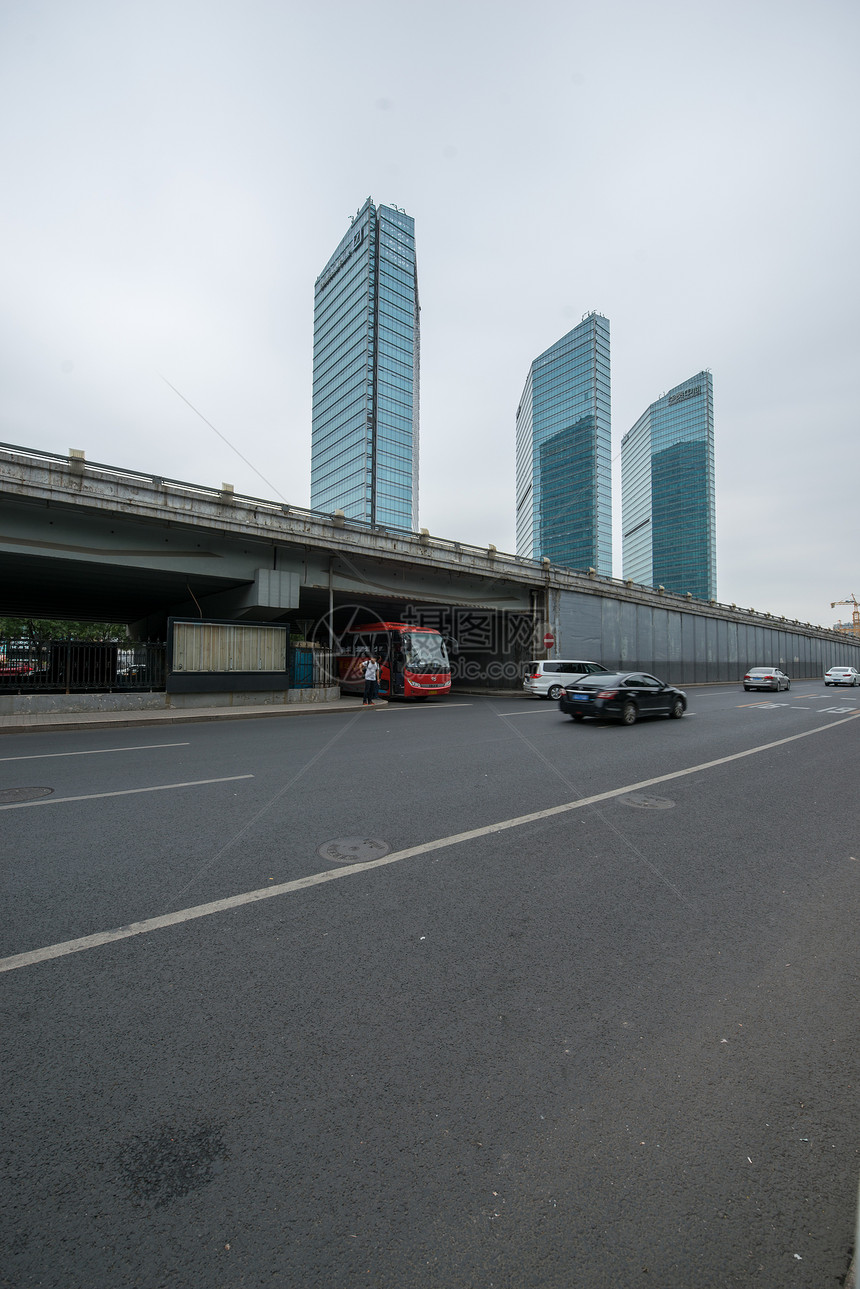 摩天大楼交通运输通路北京CBD建筑图片