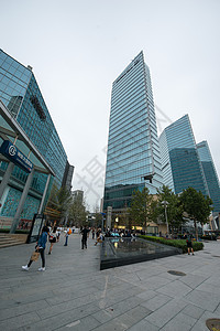 摄影垂直构图市中心北京国贸图片