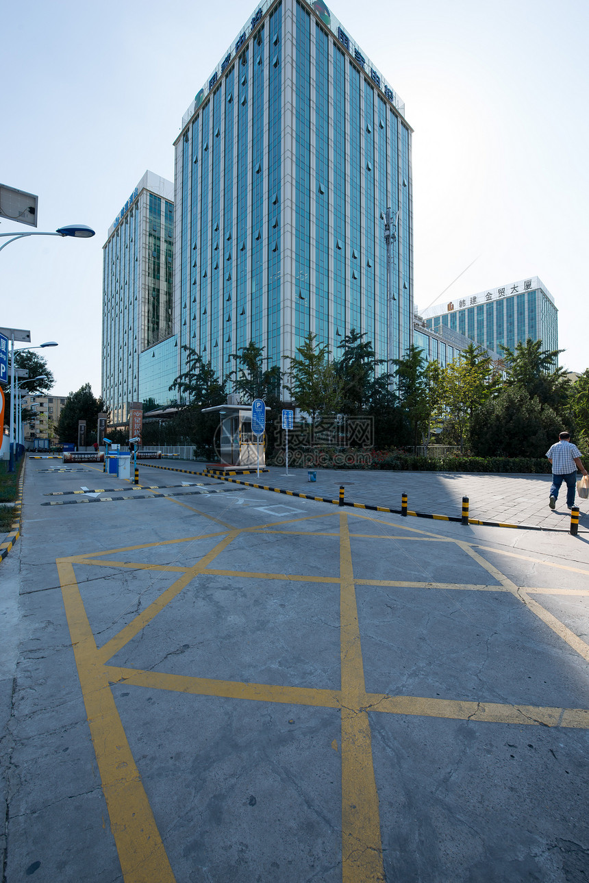 无人都市风光彩色图片北京西直门建筑群图片