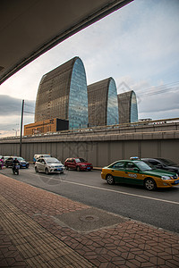 摩天大楼商业区市区北京西直门建筑群图片
