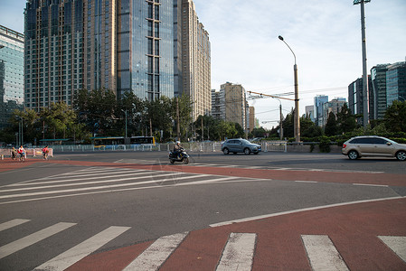 楼群公路首都北京东直门背景