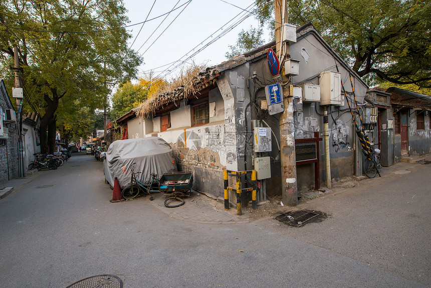 旅游历史居住区北京胡同图片