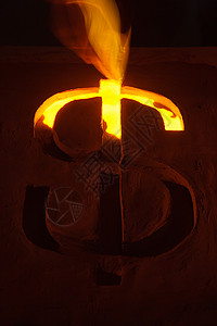 铁熔炉美元符号图片