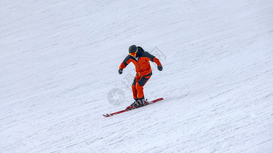 滑雪吧内蒙古冬季冰雪运动背景