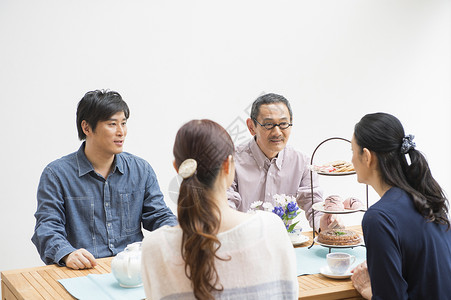 家庭下午茶形象咨询高清图片素材