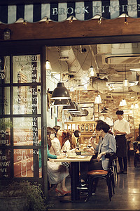 咖啡厅餐厅图片