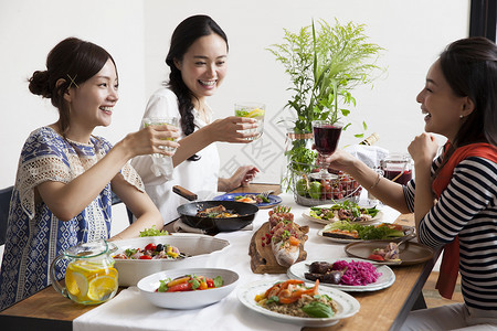 闺蜜聚餐图片