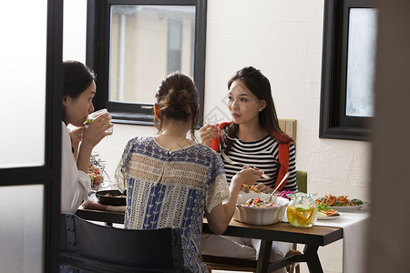 闺蜜聚餐图片