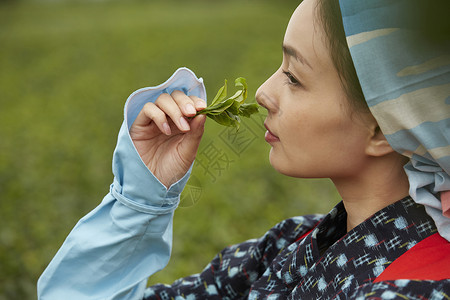   采茶女孩图片